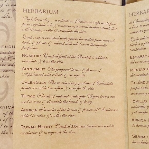 Bronnley Herbarium Guest Soaps 50g BNIP Sealed - Picture 11 of 11